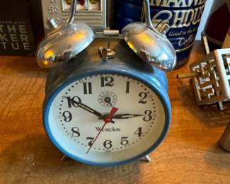 Westclox vintage Mechanical Alarm Clock 