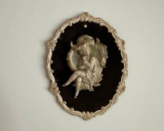 ornate cherub wall art 