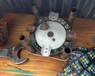 vintage Lanthem Watchman's Clock 