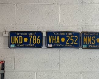 Pennsylvania License Plates 