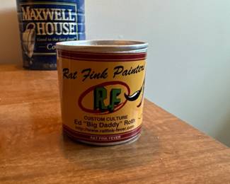 "Rat Fink" painters custom culture can 
