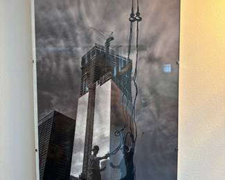 Photograph depicting "The Beam" experience at Top of the Rock - Rockefeller Center 