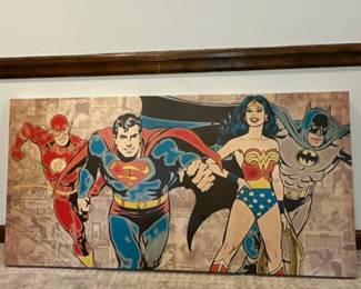 DC Comics Super hero canvas print 