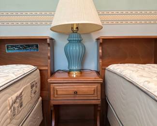 solid maple nightstand 