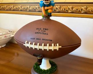 1972 All Pro Official Football Decanter 