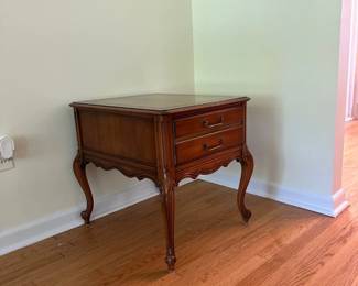 french provincial styled end table 