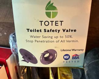 Toilet Safety Valve in box 
