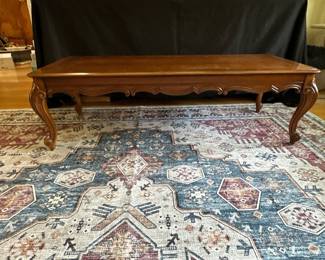 solid wood coffee table 