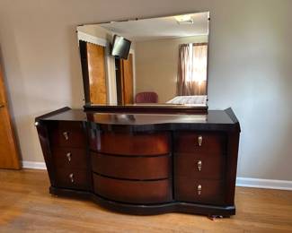 Solid Cherry Dresser with Mirror 