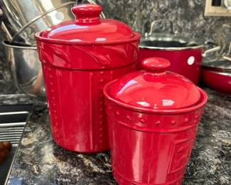 Ruby Sorrento Canister Set 