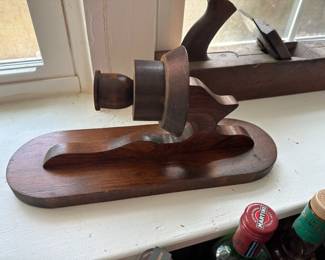 vintage wooden wall sconce 