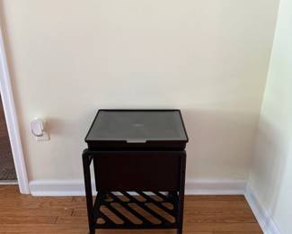 End table with cooler 