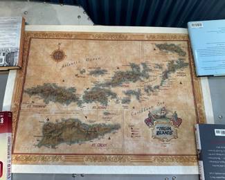 Virgin Islands Map 