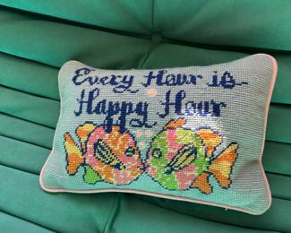 Needlepoint pillow 
