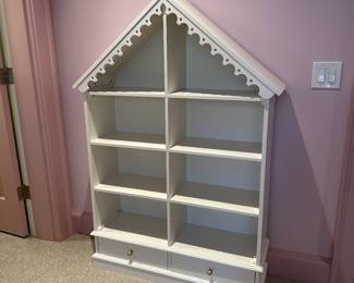Pottery Barn dollhouse bookshelf 