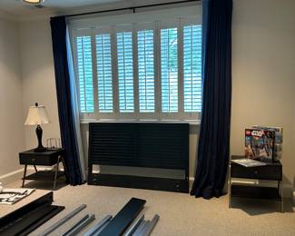 Room and Board MORO platform bed with a full to queen adjustable base. 
