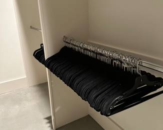 Tons of velvet hangers 