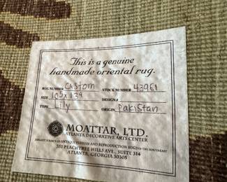MOATTAR custom Persian rug 