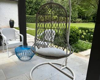Serena & Lily hanging basket chair 