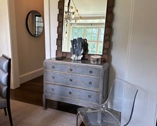 Current catalogue item at Revival and Dixon Rye, the Aldo chest in pewter. Made in Italy. 