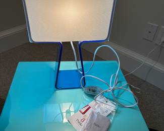Blue Pablo lamp 