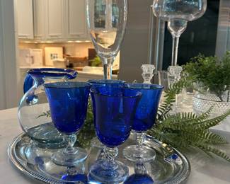Cobalt drinkware 