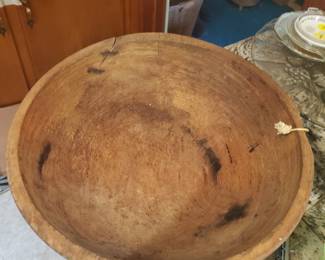 Wood vintage bowl 