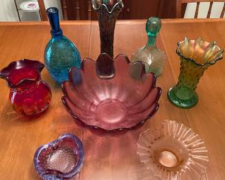 MCM glass & collectibles