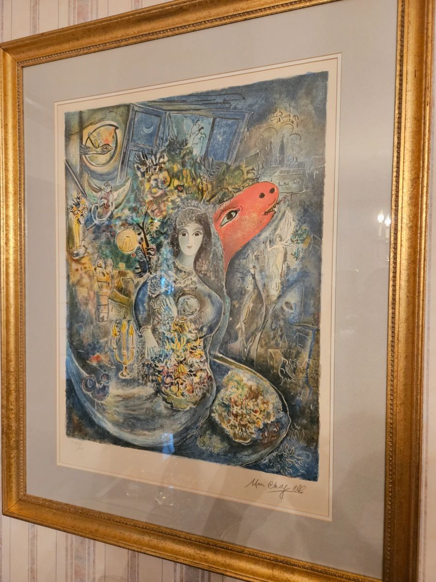 Lim. Ed. Marc Chagall print 33" x 41"