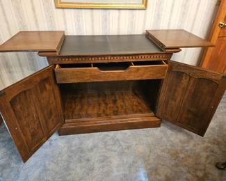buffet shown open