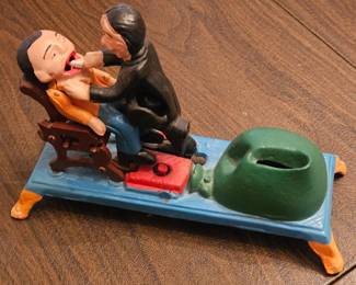 Dentist bank ... spring loaded!