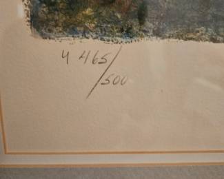 Chagall print numbers