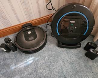 Like new iRobot Roomba and Scooba.