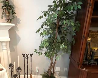 Silk Tree - Fireplace Utensils- Candleholders