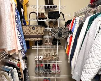 Clothes (mostly size S) Purses (Coach) Shoes…
