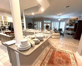 View of Kitchen & Family Room