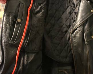 Black Leather Motorcycle Jacket