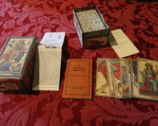 Vintage Handcrafted Italian Tarot Card Set