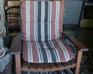 Outdoor Teak Rocking Chair