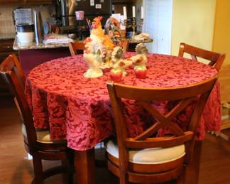 Bar Height Table W/4 Chairs
