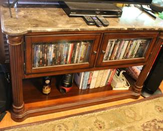Marble Top Entertainment Center