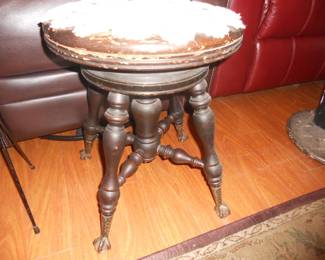 Antique Piano Stool
