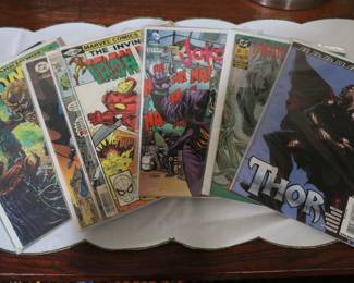Comic Books, Predator, Tron Man, Joker, Swamp Thing, Thor