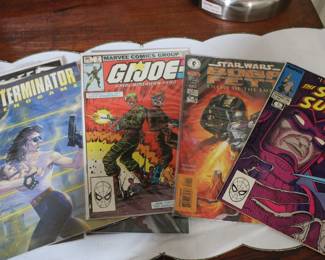 Vintage Comic Books, Terminator, G.I. Joe, Star Wars, Silver Surfer