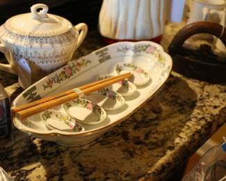 Nippon Serving Dish & Chopstick Rests