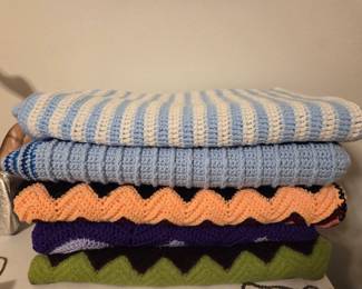 Handmade Crochet Lap Blankets