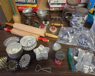 Vintage Cookie Cutters & Baking Tools
