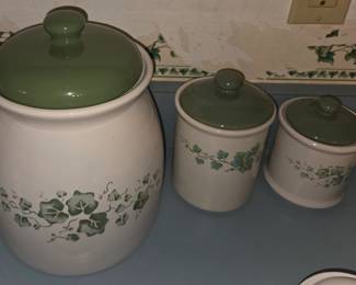 Vintage Corelle Canisters