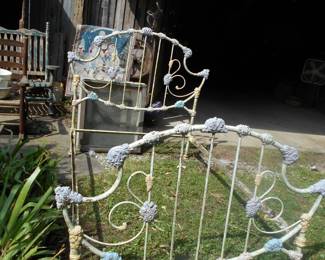 Nice old iron bed