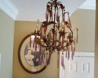 Vintage prism light fixture